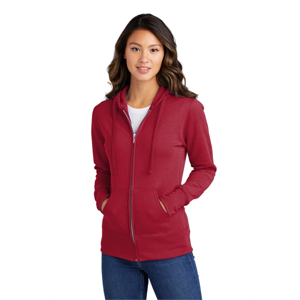 Port & Company Women's Core Fleece Full-Zip Hooded Sweats... - Port & Company Women's Core Fleece Full-Zip Hooded Sweats... - Image 66 of 77