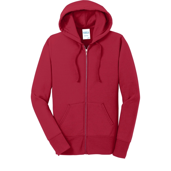 Port & Company Women's Core Fleece Full-Zip Hooded Sweats... - Port & Company Women's Core Fleece Full-Zip Hooded Sweats... - Image 34 of 77