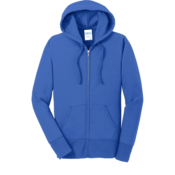 Port & Company Women's Core Fleece Full-Zip Hooded Sweats... - Port & Company Women's Core Fleece Full-Zip Hooded Sweats... - Image 38 of 77