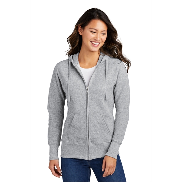 Port & Company Women's Core Fleece Full-Zip Hooded Sweats... - Port & Company Women's Core Fleece Full-Zip Hooded Sweats... - Image 75 of 77