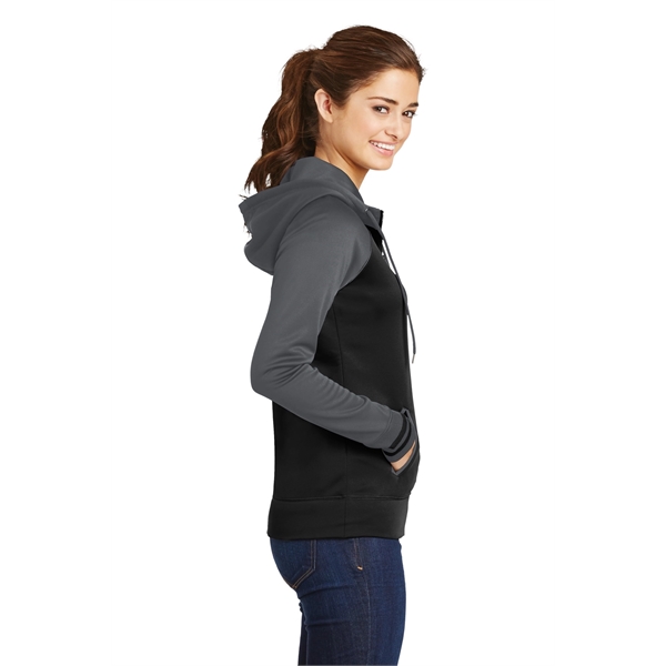 Sport-Tek Women's Sport-Wick Varsity Fleece Full-Zip Hood... - Sport-Tek Women's Sport-Wick Varsity Fleece Full-Zip Hood... - Image 3 of 25