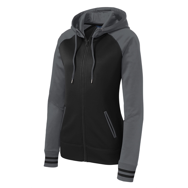 Sport-Tek Women's Sport-Wick Varsity Fleece Full-Zip Hood... - Sport-Tek Women's Sport-Wick Varsity Fleece Full-Zip Hood... - Image 1 of 25