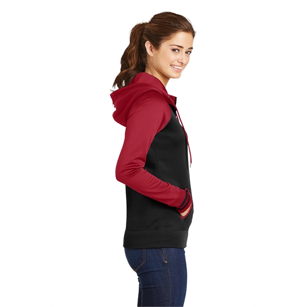 Sport-Tek Women's Sport-Wick Varsity Fleece Full-Zip Hood... - Sport-Tek Women's Sport-Wick Varsity Fleece Full-Zip Hood... - Image 12 of 25