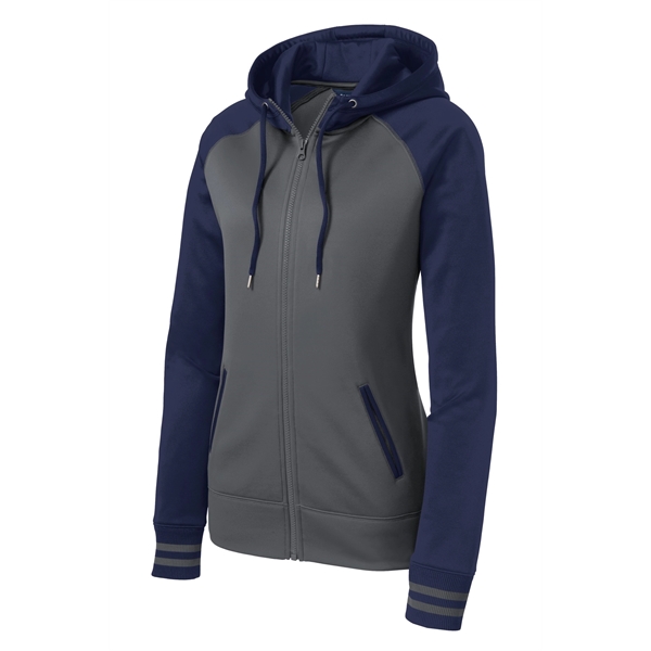 Sport-Tek Women's Sport-Wick Varsity Fleece Full-Zip Hood... - Sport-Tek Women's Sport-Wick Varsity Fleece Full-Zip Hood... - Image 18 of 25