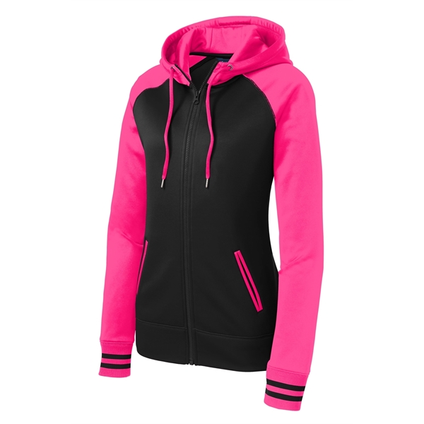 Sport-Tek Women's Sport-Wick Varsity Fleece Full-Zip Hood... - Sport-Tek Women's Sport-Wick Varsity Fleece Full-Zip Hood... - Image 22 of 25