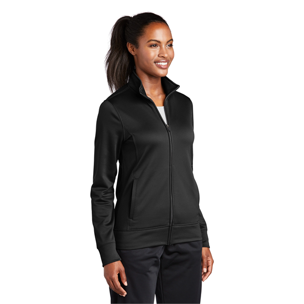 Sport-Tek Women's Sport-Wick Fleece Full-Zip Jacket. - Sport-Tek Women's Sport-Wick Fleece Full-Zip Jacket. - Image 26 of 56