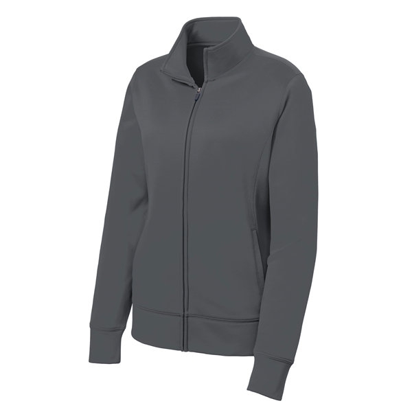 Sport-Tek Women's Sport-Wick Fleece Full-Zip Jacket. - Sport-Tek Women's Sport-Wick Fleece Full-Zip Jacket. - Image 5 of 56