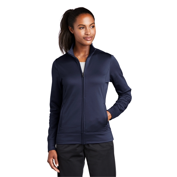 Sport-Tek Women's Sport-Wick Fleece Full-Zip Jacket. - Sport-Tek Women's Sport-Wick Fleece Full-Zip Jacket. - Image 30 of 56