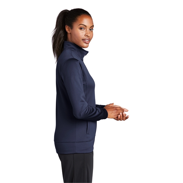 Sport-Tek Women's Sport-Wick Fleece Full-Zip Jacket. - Sport-Tek Women's Sport-Wick Fleece Full-Zip Jacket. - Image 32 of 56