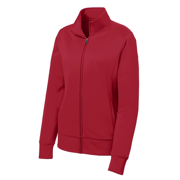 Sport-Tek Women's Sport-Wick Fleece Full-Zip Jacket. - Sport-Tek Women's Sport-Wick Fleece Full-Zip Jacket. - Image 17 of 56