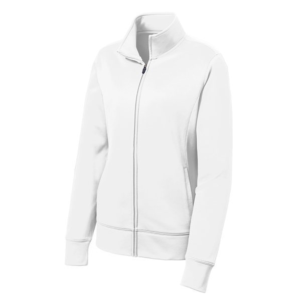 Sport-Tek Women's Sport-Wick Fleece Full-Zip Jacket. - Sport-Tek Women's Sport-Wick Fleece Full-Zip Jacket. - Image 21 of 56