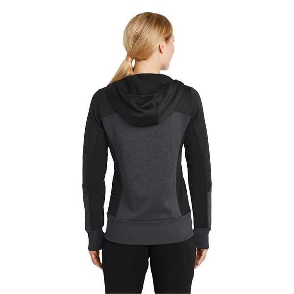 Sport-Tek Women's Tech Fleece Colorblock Full-Zip Hooded ... - Sport-Tek Women's Tech Fleece Colorblock Full-Zip Hooded ... - Image 14 of 22