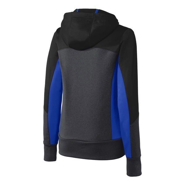 Sport-Tek Women's Tech Fleece Colorblock Full-Zip Hooded ... - Sport-Tek Women's Tech Fleece Colorblock Full-Zip Hooded ... - Image 22 of 22