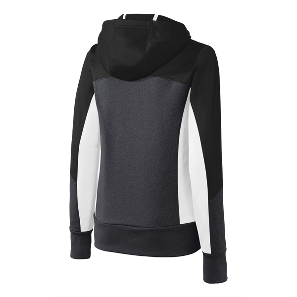 Sport-Tek Women's Tech Fleece Colorblock Full-Zip Hooded ... - Sport-Tek Women's Tech Fleece Colorblock Full-Zip Hooded ... - Image 13 of 22