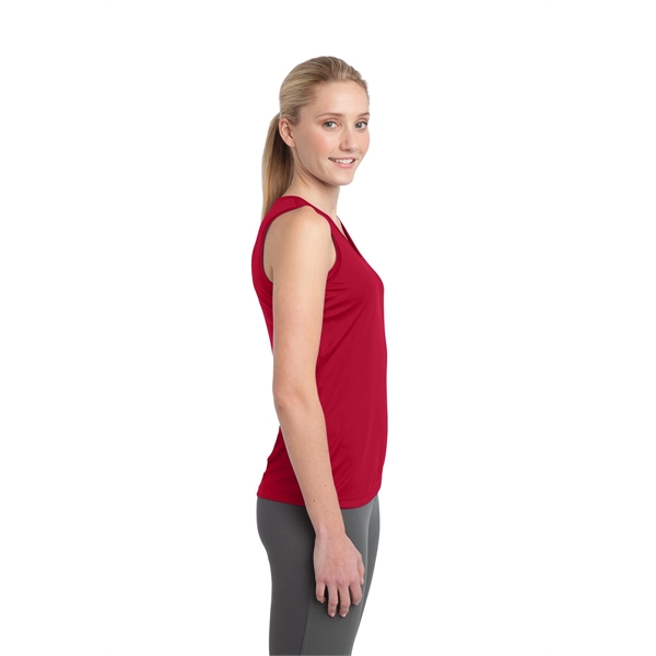 Sport-Tek Women's Sleeveless PosiCharge Competitor V-Neck... - Sport-Tek Women's Sleeveless PosiCharge Competitor V-Neck... - Image 12 of 25