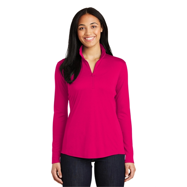 Sport-Tek Women's PosiCharge Competitor 1/4-Zip Pullover. - Sport-Tek Women's PosiCharge Competitor 1/4-Zip Pullover. - Image 21 of 50