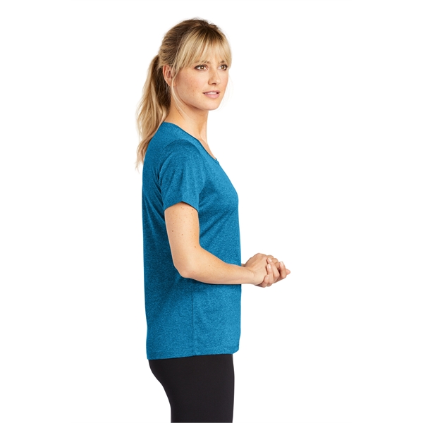Sport-Tek Women's Heather Contender Scoop Neck Tee. - Sport-Tek Women's Heather Contender Scoop Neck Tee. - Image 19 of 40
