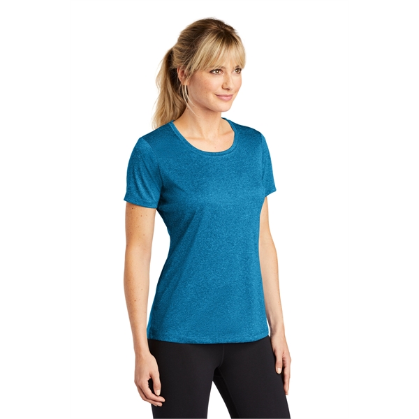 Sport-Tek Women's Heather Contender Scoop Neck Tee. - Sport-Tek Women's Heather Contender Scoop Neck Tee. - Image 20 of 40