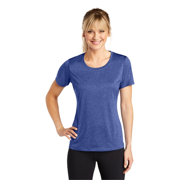 Sport-Tek Women's Heather Contender Scoop Neck Tee. - Sport-Tek Women's Heather Contender Scoop Neck Tee. - Image 21 of 40