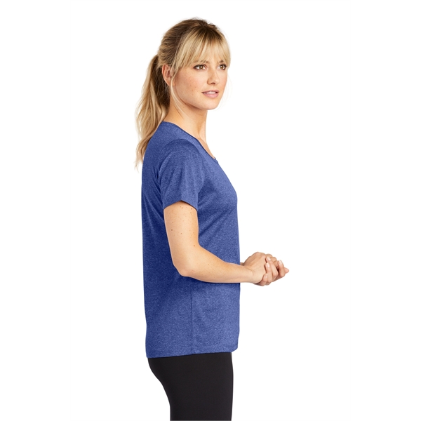 Sport-Tek Women's Heather Contender Scoop Neck Tee. - Sport-Tek Women's Heather Contender Scoop Neck Tee. - Image 23 of 40