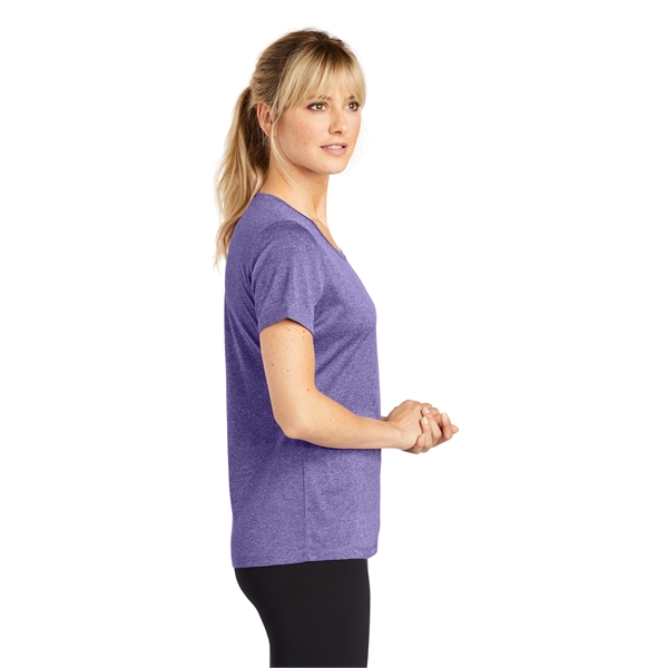 Sport-Tek Women's Heather Contender Scoop Neck Tee. - Sport-Tek Women's Heather Contender Scoop Neck Tee. - Image 29 of 40