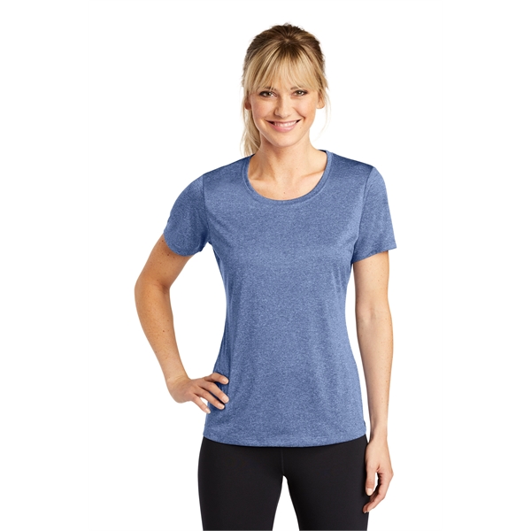 Sport-Tek Women's Heather Contender Scoop Neck Tee. - Sport-Tek Women's Heather Contender Scoop Neck Tee. - Image 30 of 40