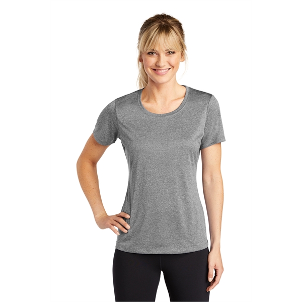 Sport-Tek Women's Heather Contender Scoop Neck Tee. - Sport-Tek Women's Heather Contender Scoop Neck Tee. - Image 35 of 40
