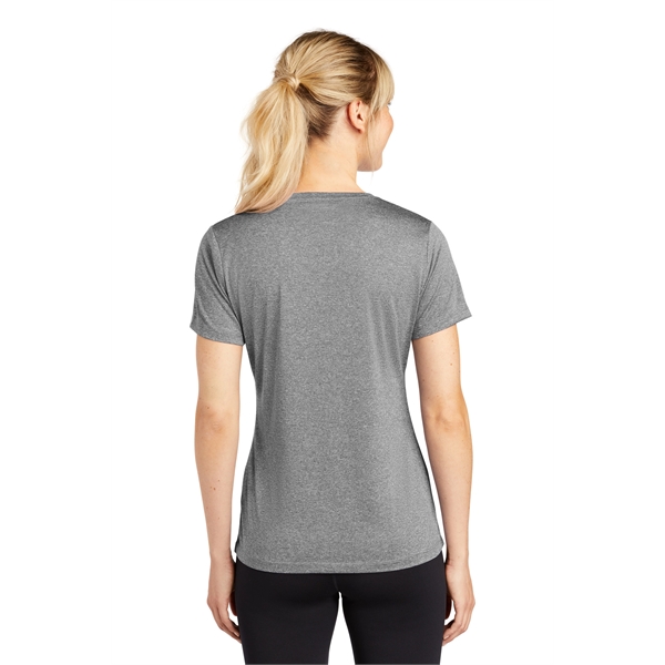 Sport-Tek Women's Heather Contender Scoop Neck Tee. - Sport-Tek Women's Heather Contender Scoop Neck Tee. - Image 36 of 40