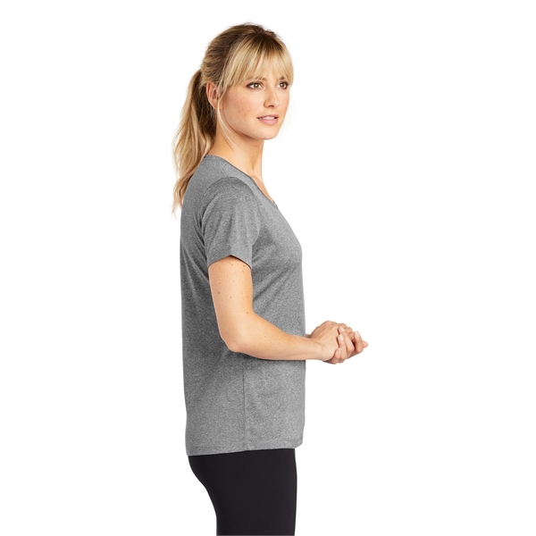 Sport-Tek Women's Heather Contender Scoop Neck Tee. - Sport-Tek Women's Heather Contender Scoop Neck Tee. - Image 37 of 40