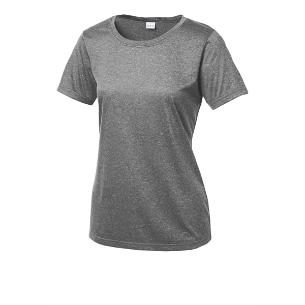 Sport-Tek Women's Heather Contender Scoop Neck Tee. - Sport-Tek Women's Heather Contender Scoop Neck Tee. - Image 12 of 40