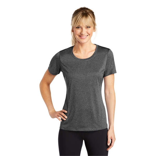 Sport-Tek Women's Heather Contender Scoop Neck Tee. - Sport-Tek Women's Heather Contender Scoop Neck Tee. - Image 38 of 40