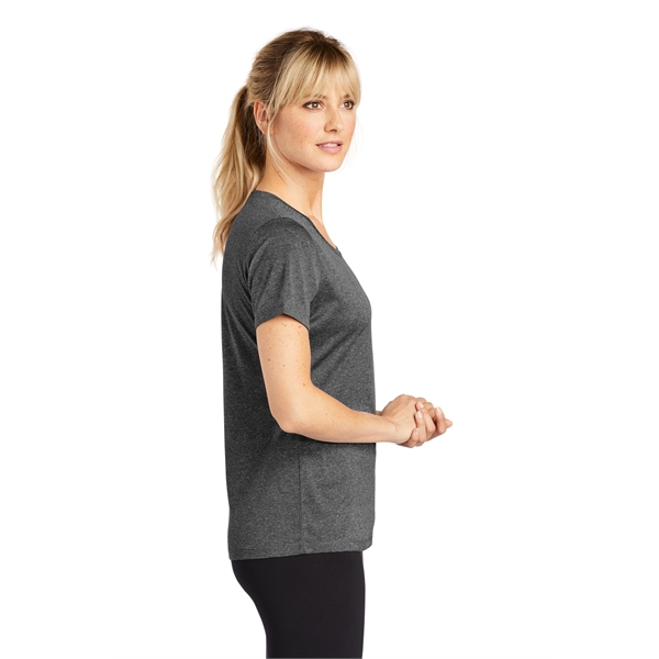 Sport-Tek Women's Heather Contender Scoop Neck Tee. - Sport-Tek Women's Heather Contender Scoop Neck Tee. - Image 40 of 40