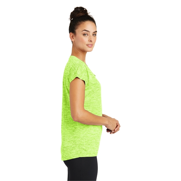 Sport-Tek Women's PosiCharge Electric Heather Sporty Tee. - Sport-Tek Women's PosiCharge Electric Heather Sporty Tee. - Image 23 of 52