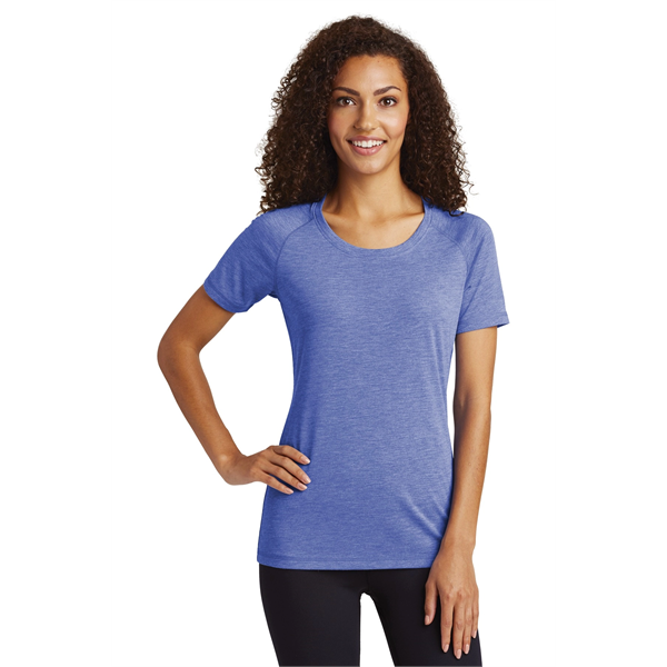 Sport-Tek Women's PosiCharge Tri-Blend Wicking Scoop Neck... - Sport-Tek Women's PosiCharge Tri-Blend Wicking Scoop Neck... - Image 3 of 30