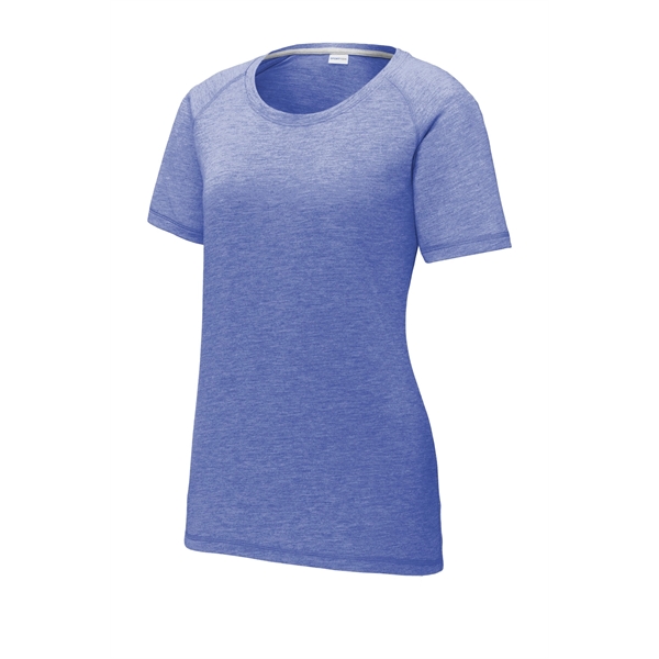 Sport-Tek Women's PosiCharge Tri-Blend Wicking Scoop Neck... - Sport-Tek Women's PosiCharge Tri-Blend Wicking Scoop Neck... - Image 8 of 30