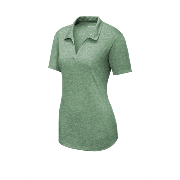 Sport-Tek Women's PosiCharge Tri-Blend Wicking Polo. - Sport-Tek Women's PosiCharge Tri-Blend Wicking Polo. - Image 44 of 45