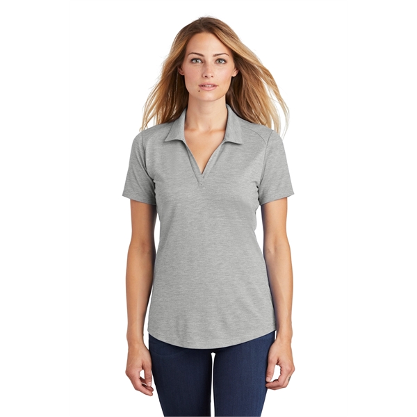 Sport-Tek Women's PosiCharge Tri-Blend Wicking Polo. - Sport-Tek Women's PosiCharge Tri-Blend Wicking Polo. - Image 37 of 45