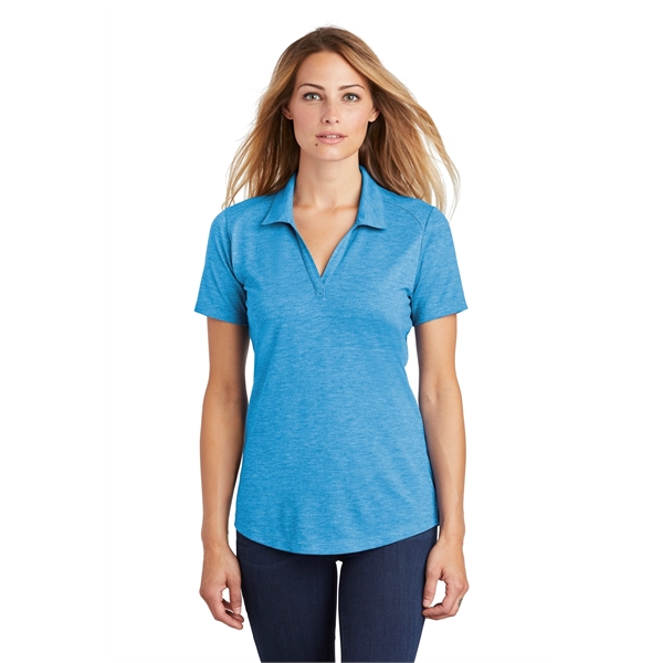 Sport-Tek Women's PosiCharge Tri-Blend Wicking Polo. - Sport-Tek Women's PosiCharge Tri-Blend Wicking Polo. - Image 38 of 45