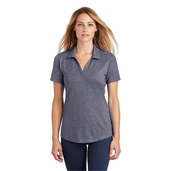 Sport-Tek Women's PosiCharge Tri-Blend Wicking Polo. - Sport-Tek Women's PosiCharge Tri-Blend Wicking Polo. - Image 39 of 45