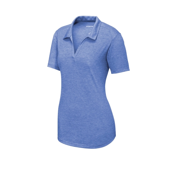 Sport-Tek Women's PosiCharge Tri-Blend Wicking Polo. - Sport-Tek Women's PosiCharge Tri-Blend Wicking Polo. - Image 26 of 45