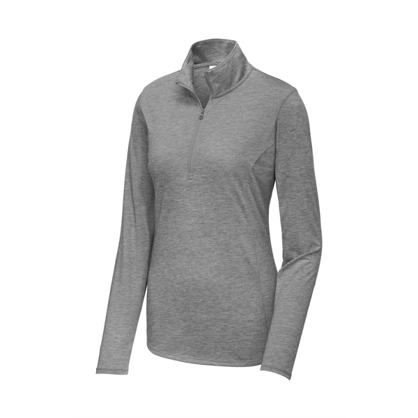 Sport-Tek Women's PosiCharge Tri-Blend Wicking 1/4-Zip Pu... - Sport-Tek Women's PosiCharge Tri-Blend Wicking 1/4-Zip Pu... - Image 5 of 30