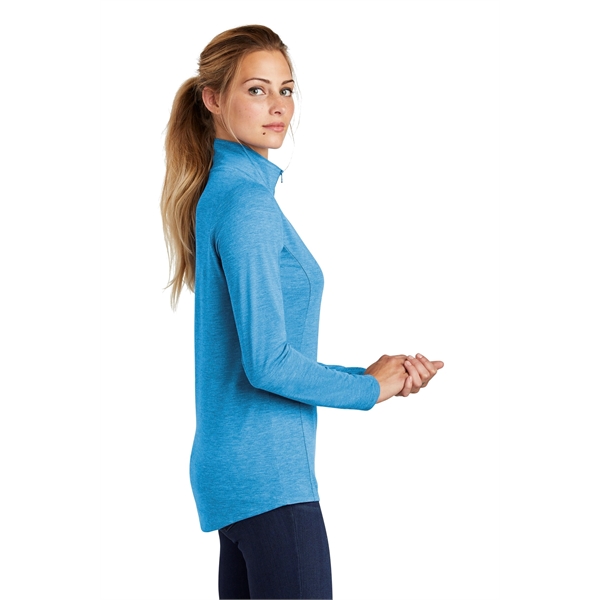 Sport-Tek Women's PosiCharge Tri-Blend Wicking 1/4-Zip Pu... - Sport-Tek Women's PosiCharge Tri-Blend Wicking 1/4-Zip Pu... - Image 12 of 30