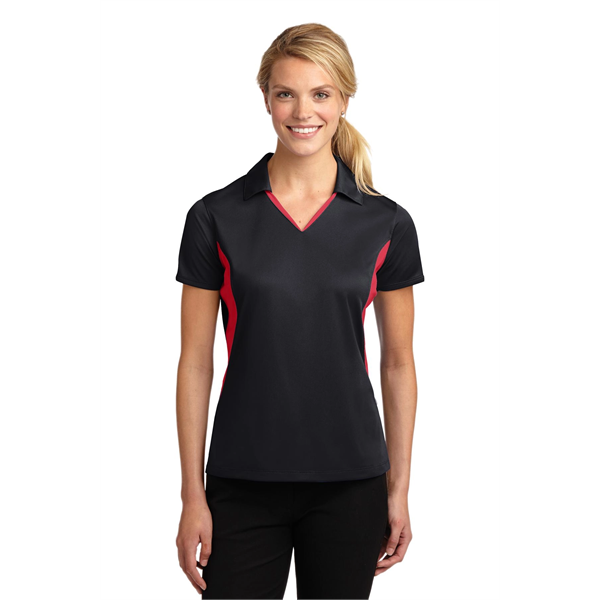 Sport-Tek Women's Side Blocked Micropique Sport-Wick Polo. - Sport-Tek Women's Side Blocked Micropique Sport-Wick Polo. - Image 0 of 31