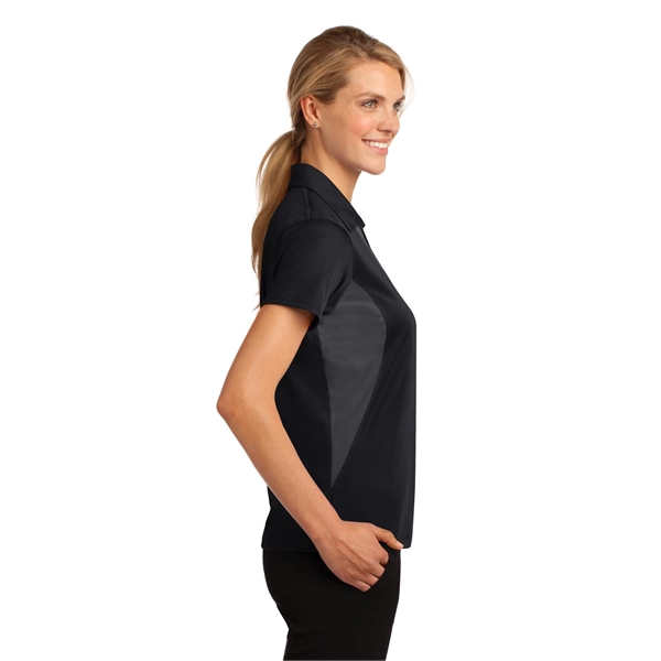 Sport-Tek Women's Side Blocked Micropique Sport-Wick Polo. - Sport-Tek Women's Side Blocked Micropique Sport-Wick Polo. - Image 12 of 31