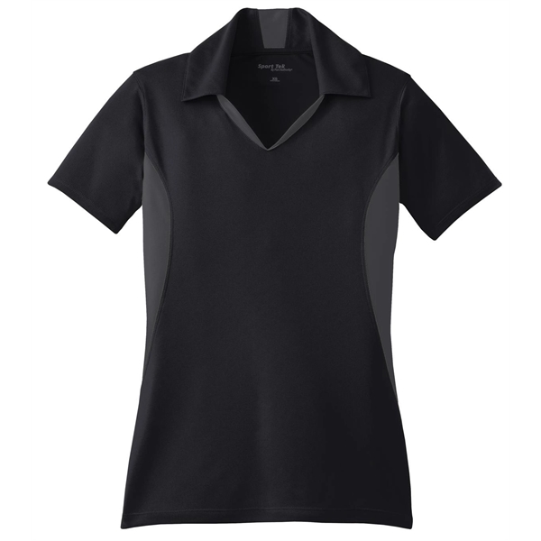 Sport-Tek Women's Side Blocked Micropique Sport-Wick Polo. - Sport-Tek Women's Side Blocked Micropique Sport-Wick Polo. - Image 13 of 31