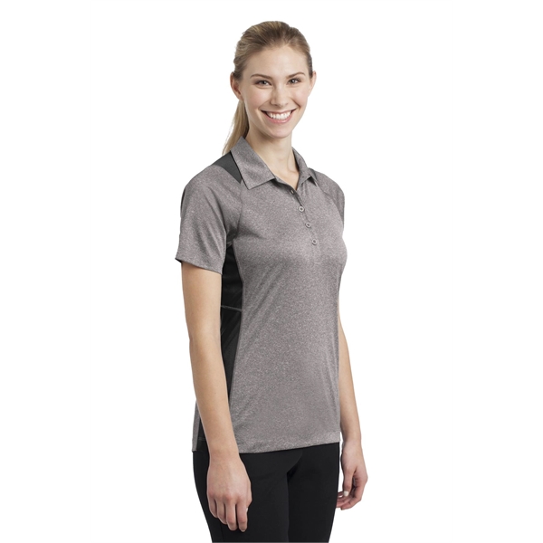 Sport-Tek Women's Heather Colorblock Contender Polo. - Sport-Tek Women's Heather Colorblock Contender Polo. - Image 5 of 60