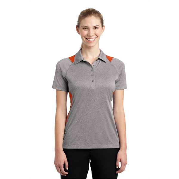 Sport-Tek Women's Heather Colorblock Contender Polo. - Sport-Tek Women's Heather Colorblock Contender Polo. - Image 38 of 60