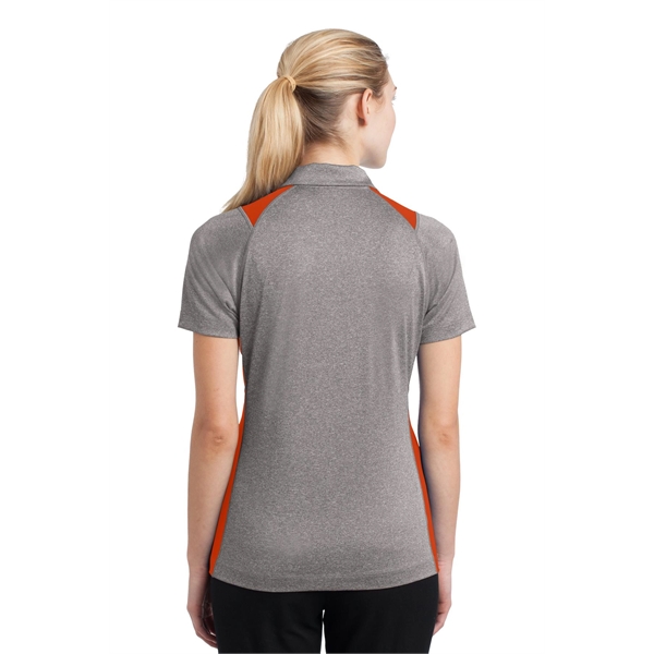 Sport-Tek Women's Heather Colorblock Contender Polo. - Sport-Tek Women's Heather Colorblock Contender Polo. - Image 40 of 60