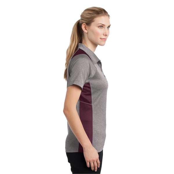 Sport-Tek Women's Heather Colorblock Contender Polo. - Sport-Tek Women's Heather Colorblock Contender Polo. - Image 46 of 60