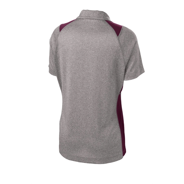 Sport-Tek Women's Heather Colorblock Contender Polo. - Sport-Tek Women's Heather Colorblock Contender Polo. - Image 48 of 60